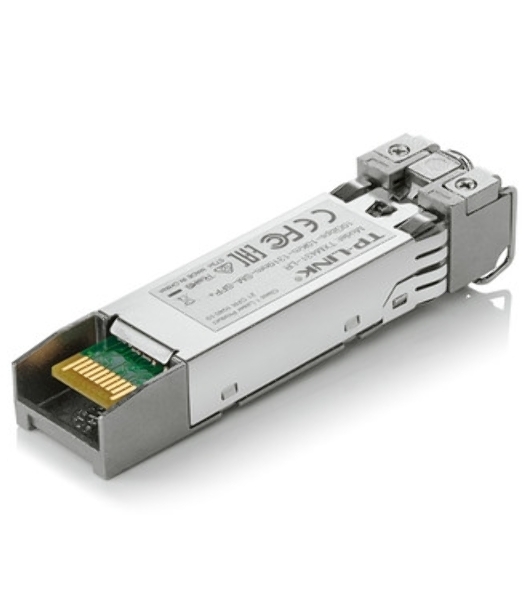 Трансивер TP-Link 10G SFP+ Module, LC connector, 50/125um or 62.5/125um Multi-mode, 850nm wavelength, distance up to 300m.