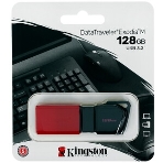 Флешка USB Kingston DataTraveler Exodia M (DTXM/128Gb), 128Gb, USB 3.2 Gen 1, R/W 150/60, черный/красный, фото14