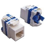Модуль Keystone Tooless, RJ-45, кат.5E, UTP, 180 градусов, белый, фото 1