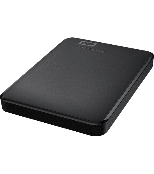 Внешний HDD 2.5' Western Digital Elements Portable, 1TB, USB 3.2 Gen 1 Type-A, 5400 rpm, черный