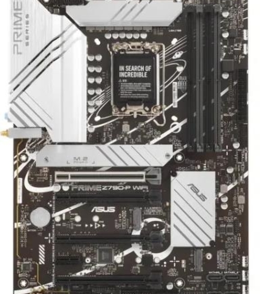 Материнская плата ASUS PRIME Z790-P WIFI, LGA 1700, Intel Z790, 4xDDR5, 4xSATA, 3xM.2 PCIe 4.0 x4, 1xPCIe 5.0 x16, 3xPCIe x4, 1xPCIe x1, 1xHDMI, 1xDP, 1xUSB-C 3.2 Gen 2, 1xUSB 3.2 Gen 2, 2xUSB 3.2 Gen 1, 4xUSB 2.0, 1x 2.5Gb LAN, 3x3.5 мм, 7.1, ATX