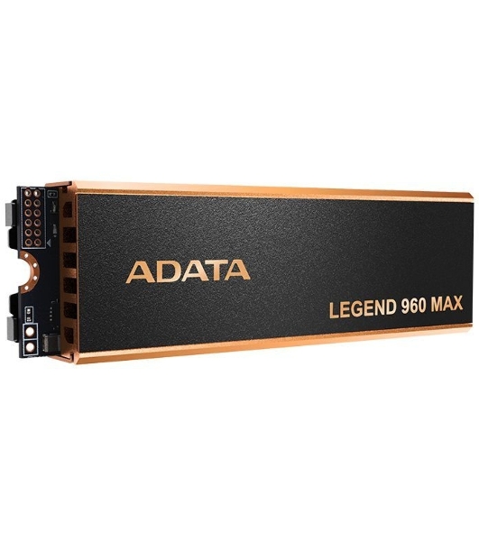 Накопитель SSD ADATA LEGEND 960 MAX, 2Tb, PCIe 4.0 x4, M.2 2280, NVMe, R/W 7400/6800, с радиатором