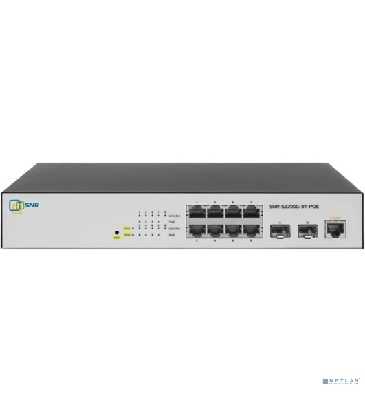 Коммутатор POE управляемый SNR уровня 2 SNR-S2200G-8T-POE