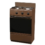 Плита газовая Flama CG 3202 B коричневый, конфорок 2 шт, духовка 30 л, 50 см x 85 см x 35 см, фото5