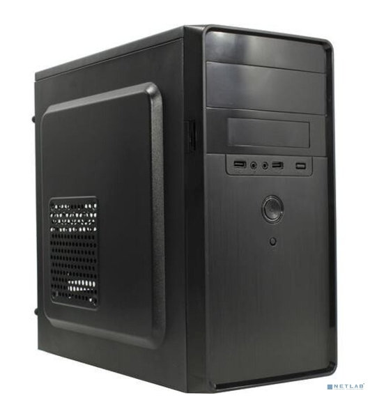 Компьютерный корпус Minitower ExeGate EX286426RUS BA-309-450W-8 (mATX, БП AA450 с вент. 8см, 2хUSB, HD аудио, черный)