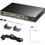 Коммутатор Cudy GS1026PS2, 24×1 Гбит/с, 2×1 Гбит/с Combo (RJ-45/SFP), 2×1 Гбит/с SFP, фото6