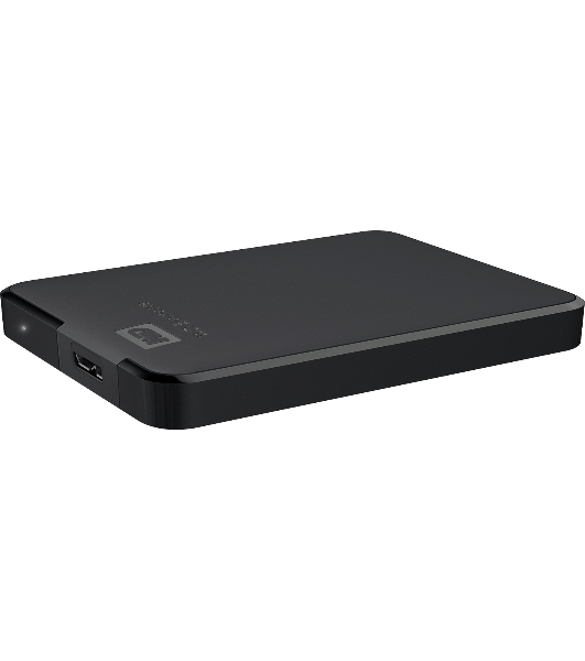 Внешний HDD 2.5' Western Digital Elements Portable, 1TB, USB 3.2 Gen 1 Type-A, 5400 rpm, черный