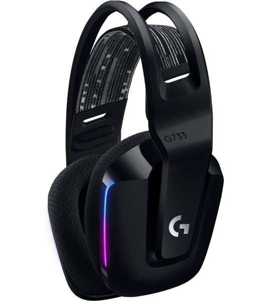 Гарнитура Logitech G733 чёрный, беспроводная, 2.4 ГГц, до 29 ч, LIGHTSYNC RGB