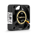 Вентилятор для корпуса ExeGate EX04010S3P-24 черный, 40 мм, 7500 об/мин, 37.5 дБ, 3 pin, фото 1