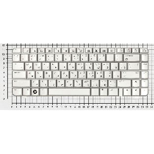 Клавиатура для ноутбука HP Pavilion DV2000, HP Compaq Presario V3000 серебристая