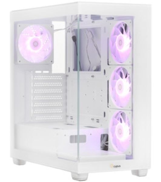 Компьютерный корпус Ocypus Gaммa C72 WH ARGB ATX/win/white/4 ARGB fans/no PSU/Tempered Glass