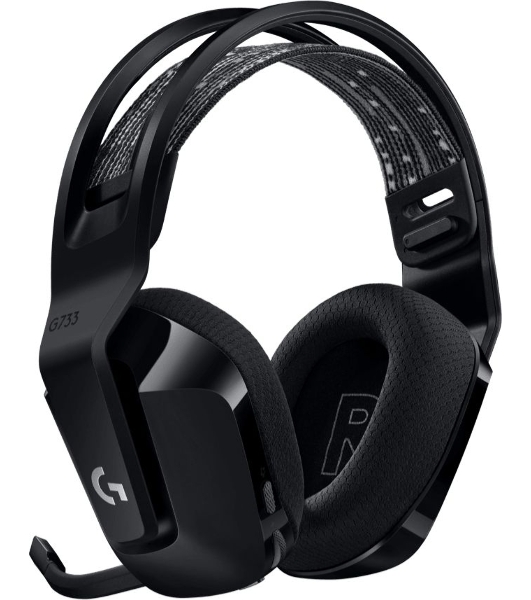 Гарнитура Logitech G733 чёрный, беспроводная, 2.4 ГГц, до 29 ч, LIGHTSYNC RGB