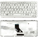Клавиатура для ноутбука Toshiba mini NB200 NB300 NB305 серебристая, фото2