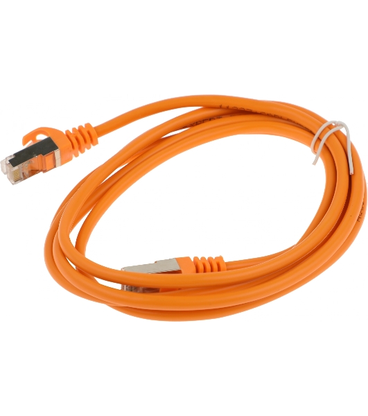 Патч-корд FTP Cablexpert cat.5e, 2м, литой, многожильный оранжевый