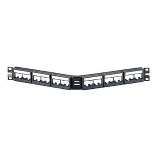 Патч-панель Panduit (CPPLA24WBLY) 19' 24 порт. наборн. угловая 1U