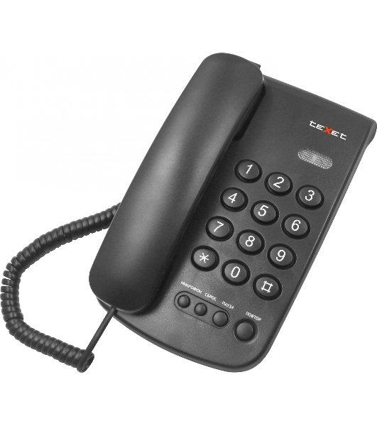 Проводной телефон teXet TX-241 черный