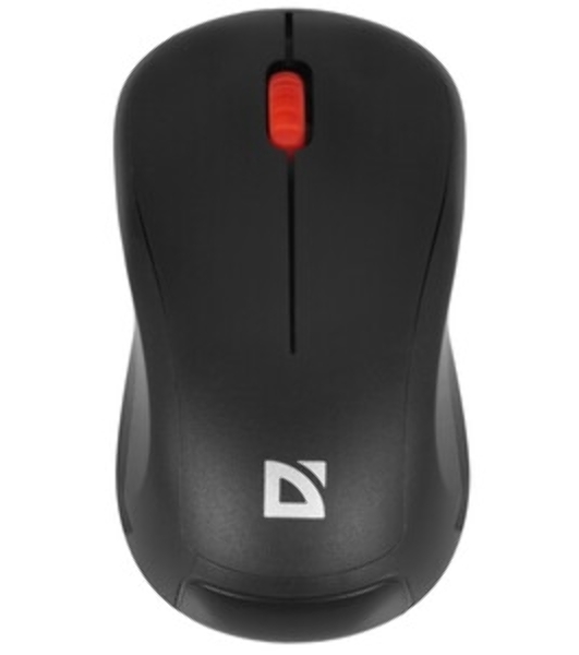 Мышь беспроводная Defender Bit MB-205 черный, 1200 dpi, радиоканал, USB, кнопки - 3