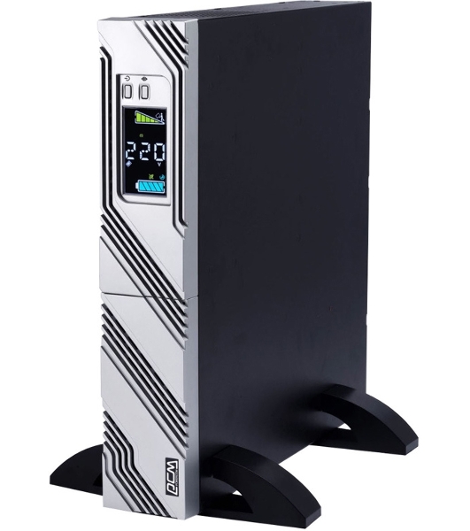 Источник бесперебойного питания Powercom Smart King RT SRT-2000A LCD 1800Вт 2000ВА черный