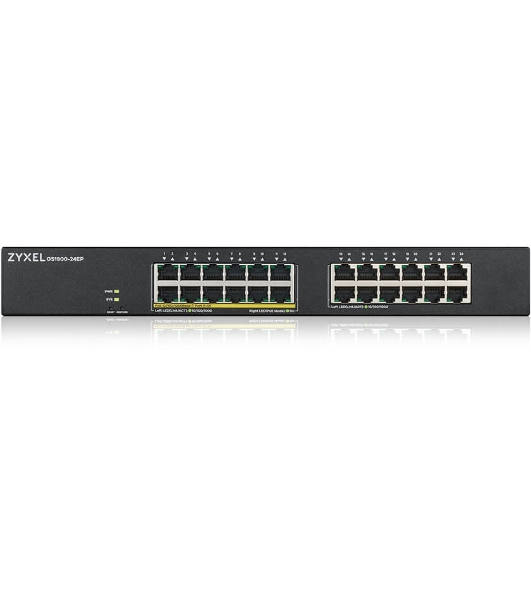 Коммутатор Zyxel GS1900-24EP-EU0101F 24G 12PoE+ 130W управляемый