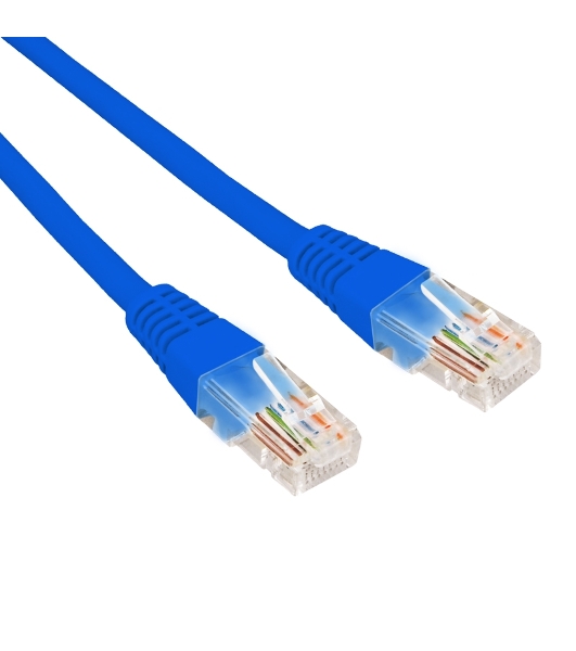 Патч-корд U/UTP Rexant cat.6, RJ45-RJ45, неэкранированный, 26AWG, LSZH, синий, 0.5 м