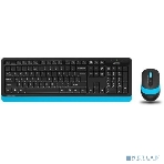 Комплект клавиатура+мышь A4Tech FStyler FG1010 беспроводной, USB, 2000 DPI, чёрный/синий, фото16