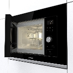 Встраиваемая микроволновая печь GORENJE BMX201AG1BG Электронное управление, черный, объем: 20 л, фото10