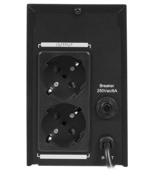 Источник бесперебойного питания ExeGate SpecialPro UNB-600.LED.AVR.EURO 600VA/360W, LED, AVR, 2 евророзетки, черный