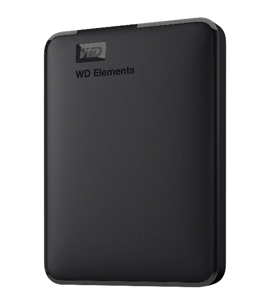 Внешний HDD 2.5' Western Digital Elements Portable, 2TB, USB 3.2 Gen 1 Type-A, 5400 rpm, черный