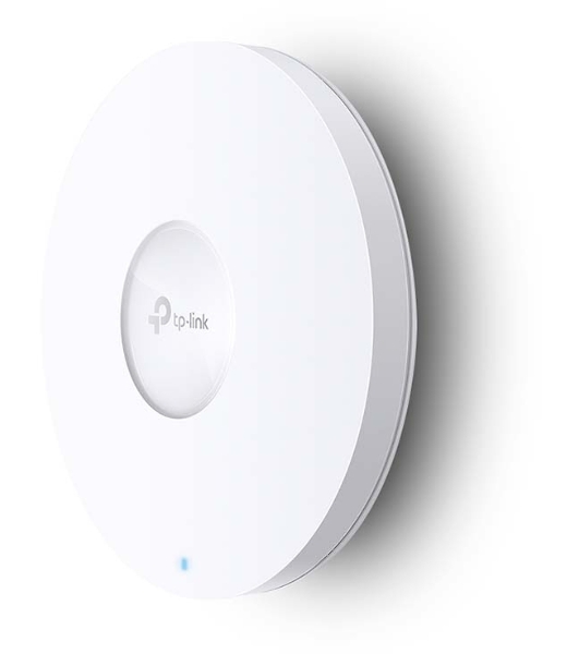 Точка доступа TP-Link 11AX dual-band ceiling access point, up to 1200 Mbit/s at 5 GHz and up to 574 Mbit/s at 2.4 GHz, 1 10/100/1000Mbps LAN port, support PoE 802.3at standard, support BSS coloring, Seamless Roaming, Mesh, Band Steering, Airtime Fairness, MU-MIMO, ma