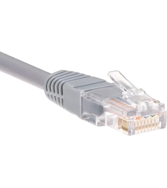 Патчкорд литой 'Telecom' UTP кат.5e 50,0м серый