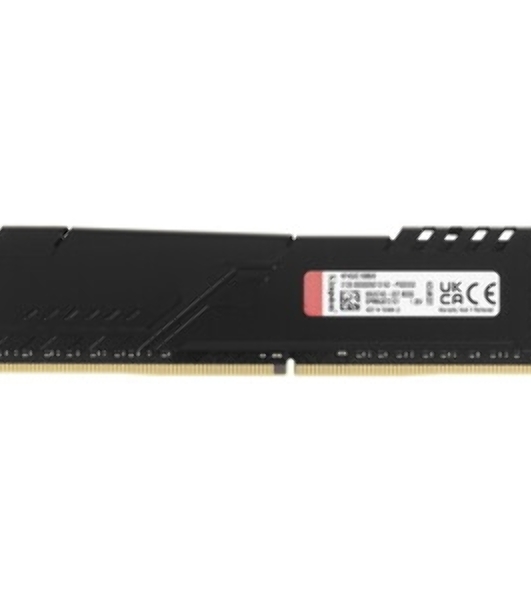 Оперативная память Kingston Fury Beast, DDR4, 8GB (1x8GB), 3600MHz, CL17, DIMM, с радиатором, черны