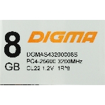 Оперативная память Digma, DDR4, 8GB (1x8 GB), 3200 MHz, CL22, SO-DIMM, фото2