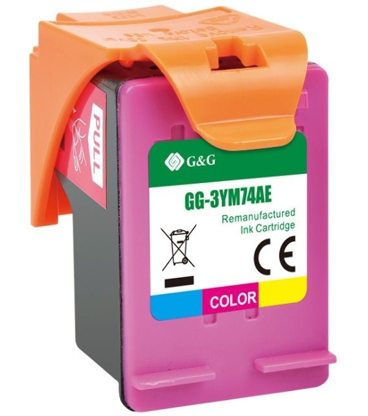 Картридж струйный G&G GG-3YM74AE 653 многоцветный (18 мл) для HP DeskJet Plus Ink Advantage 6075/6475
