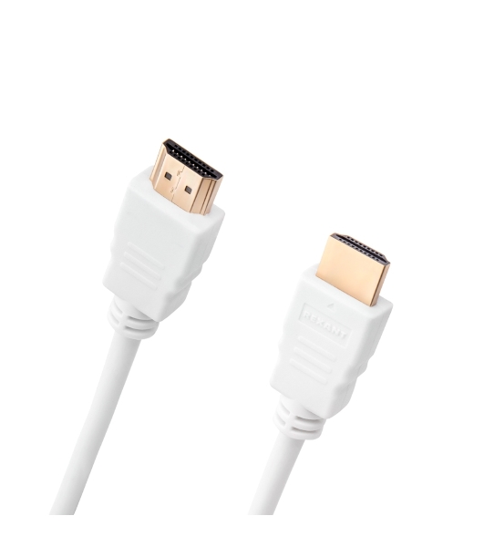 Кабель Rexant HDMI - HDMI 1.4, 2 м Gold белый