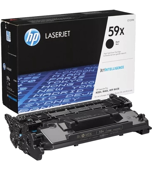 Картридж лазерный HP 59X черный для LJ M304/M404/MFP M428 10000 стр