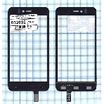 Сенсорное стекло (тачскрин) для Fly IQ YZ-CTP467(GN C620)-FPC, черное, фото3