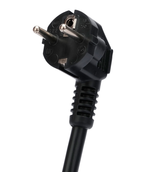 Кабель питания Cablexpert PC-S22-C19-2.5-1.5M, Schuko-C19, 3x2.5мм2, 16A, с заземлением, медь, 1.5м, черный, пакет