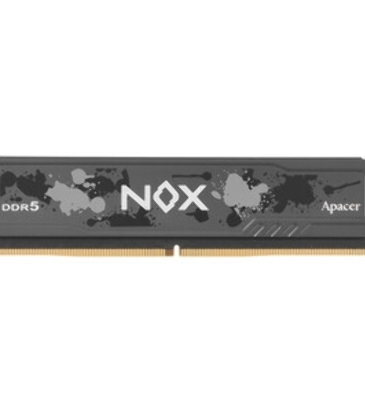 Оперативная память Apacer Nox, DDR5, 16Gb (1x16 GB), 6000 MHz, CL40, DIMM, радиатор, черный