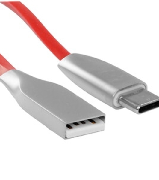 Кабель USB2.0 Cablexpert CC-G-USBC01R-1M, AM/Type-C, серия Gold, длина 1м, красный, блистер