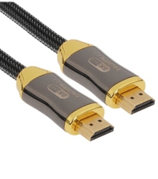 Кабель HDMI 19M/M,ver. 2.1, 8K@60 Hz 1.5m метал разъемы, нейлоновая оплетка Telecom TCG300-1.5M Кабель HDMI 19M/M,ver. 2.1, 8K@60 Hz 1.5m метал разъемы, нейлоновая оплетка Telecom
