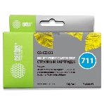 Картридж струйный Cactus CS-CZ132 №711 желтый (26 мл) для HP DesignJet T120/T520, фото 1
