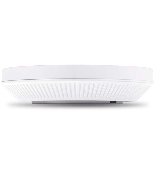 Точка доступа TP-Link 11AX dual-band ceiling access point, up to 1200 Mbit/s at 5 GHz and up to 574 Mbit/s at 2.4 GHz, 1 10/100/1000Mbps LAN port, support PoE 802.3at standard, support BSS coloring, Seamless Roaming, Mesh, Band Steering, Airtime Fairness, MU-MIMO, ma