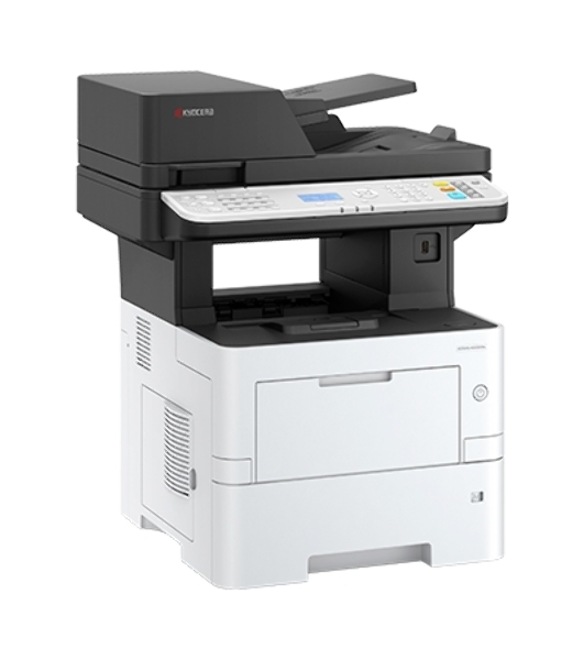 МФУ лазерное Kyocera ECOSYS MA4500fx (110C123NL0), A4, ч/б, печ. до 45 стр/мин., скан. до 60 стр/мин. (ч/б) 40 стр/мин (цвет), 1200 x 1200 dpi (печать) 600x600dpi (скан.), USB, RJ-45, Air Print, Mopria