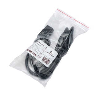 Кабель питания Cablexpert PC-S22-C19-2.5-1.5M, Schuko-C19, 3x2.5мм2, 16A, с заземлением, медь, 1.5м, черный, пакет