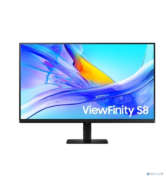 Монитор 32' Samsung ViewFinity S8 S80UD S32D804UAI VA 3840x2160, 60 Гц, 5 мс, 16:9, 350 кд/м², 1xHDMI, 1xDP, 1xUSB-C, 3xUSB, 1xRJ-45, черный