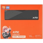 Оперативная память XPG Lancer, DDR5, 32GB (2x16GB), 6400MHz, CL32, DIMM, с радиаторами, черный, фото4