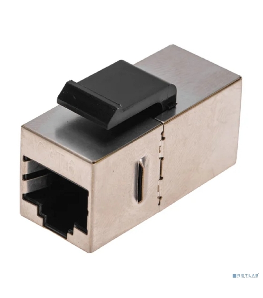 Адаптер проходной формата Rexant Pro Keystone, Jack RJ-45(8P8C), FTP, CAT 6