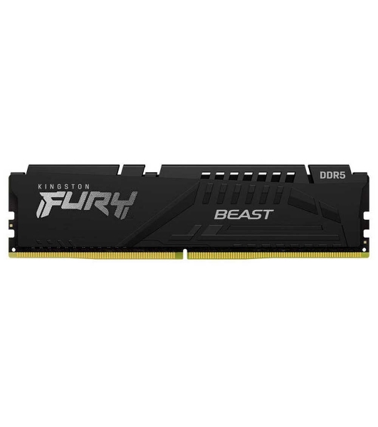 Оперативная память Kingston Fury Beast, DDR5, 32Gb (1x32 GB), 5600 MHz, CL36, DIMM, радиатор, черный