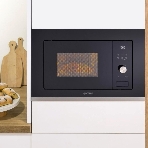 Встраиваемая микроволновая печь GORENJE BMX201AG1BG Электронное управление, черный, объем: 20 л, фото8