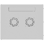 Шкаф коммутационный NTSS LIME (NTSS-WL15U5545GS) настенный 15U 550x450 мм пер. дв. стекл несъемн. бок. пан. 30 кг серый, фото2
